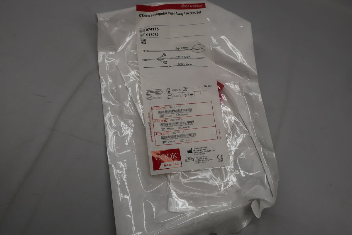 G15089 - COOK - O'Brien Suprapubic Peel-Away Access Set 16F x 12cm, (EA)