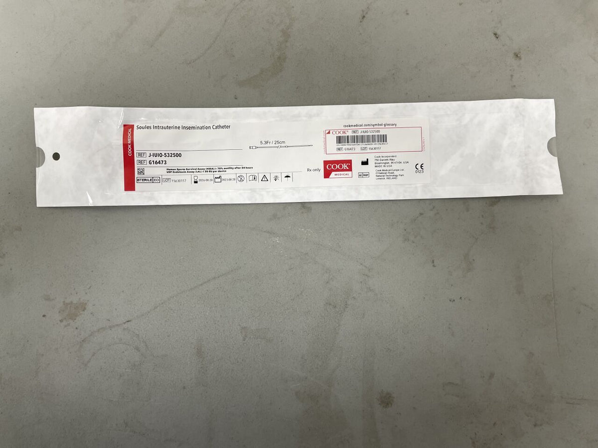 G16473 - COOK - Soules Intrauterine Insemination Catheter 5.3F x 25cm, (EA)
