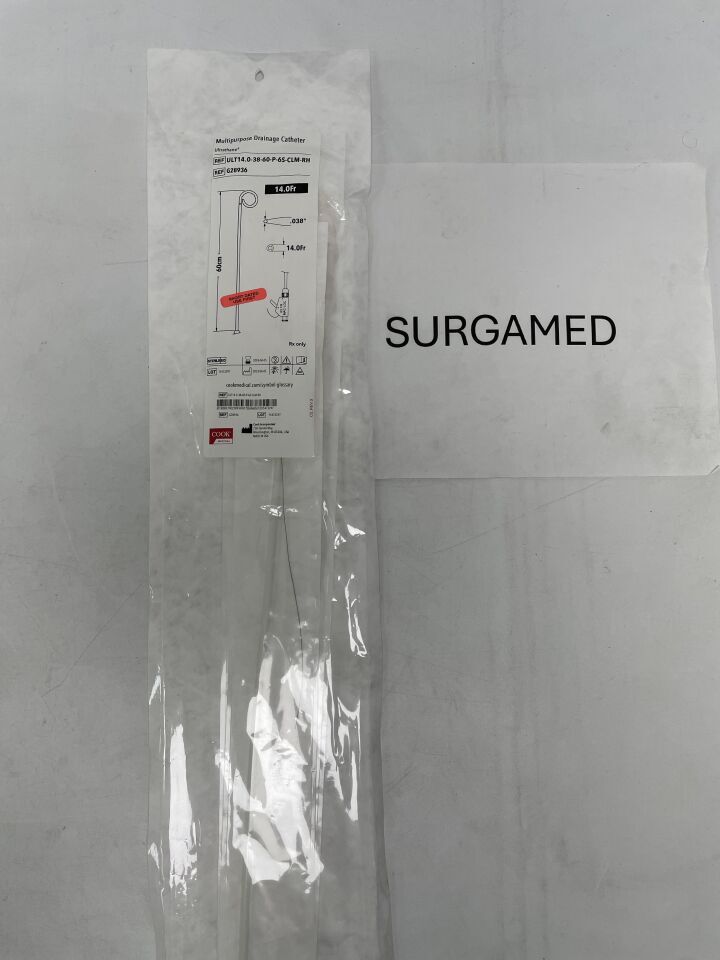 G28936 - COOK - Mac-Loc Multipurpose Drainage Catheter 14F x 60cm, 0.038", (EA)