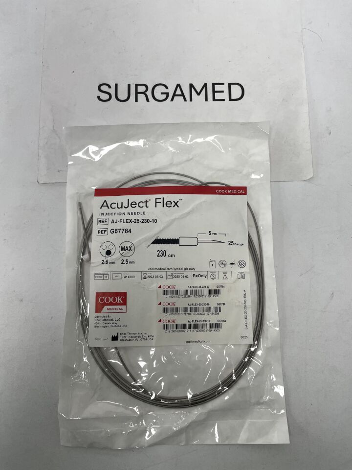 G57784 - COOK - AcuJect Flex Injection Needle 25G, (EA)