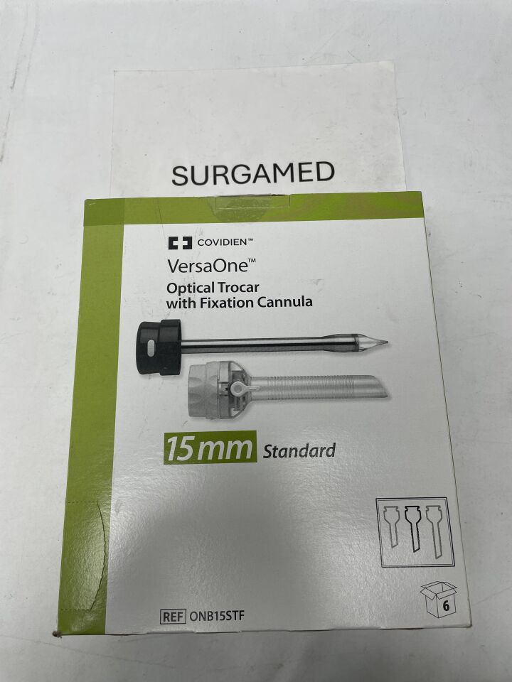 ONB15STF - COVIDIEN - Optical Trocar with Fixation Cannula Standard 15MM, (BX/6)