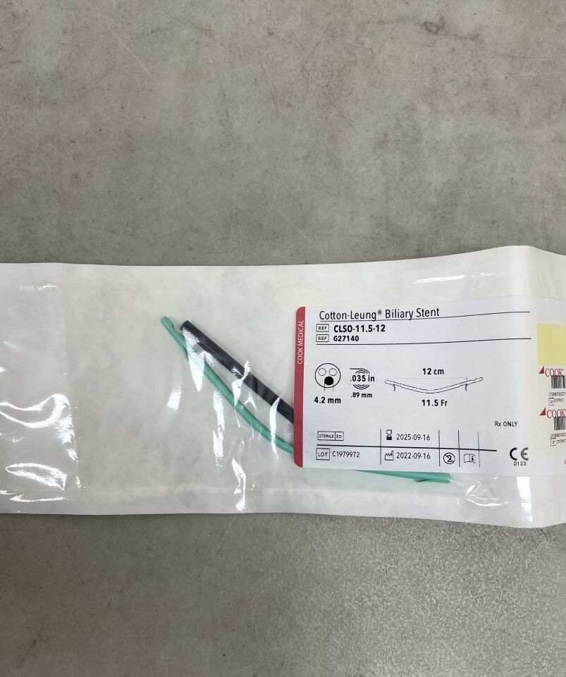 G27140 - COOK - Cotton-Leung Biliary Stent -11.5Fr x 12cm, (BX/1)