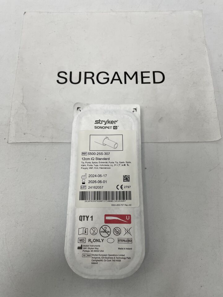 5500-25S-307 - STRYKER - Sonopet iQ Standard Tip for Ultrasonic Soft Tissue Resection 12cm, (EA)