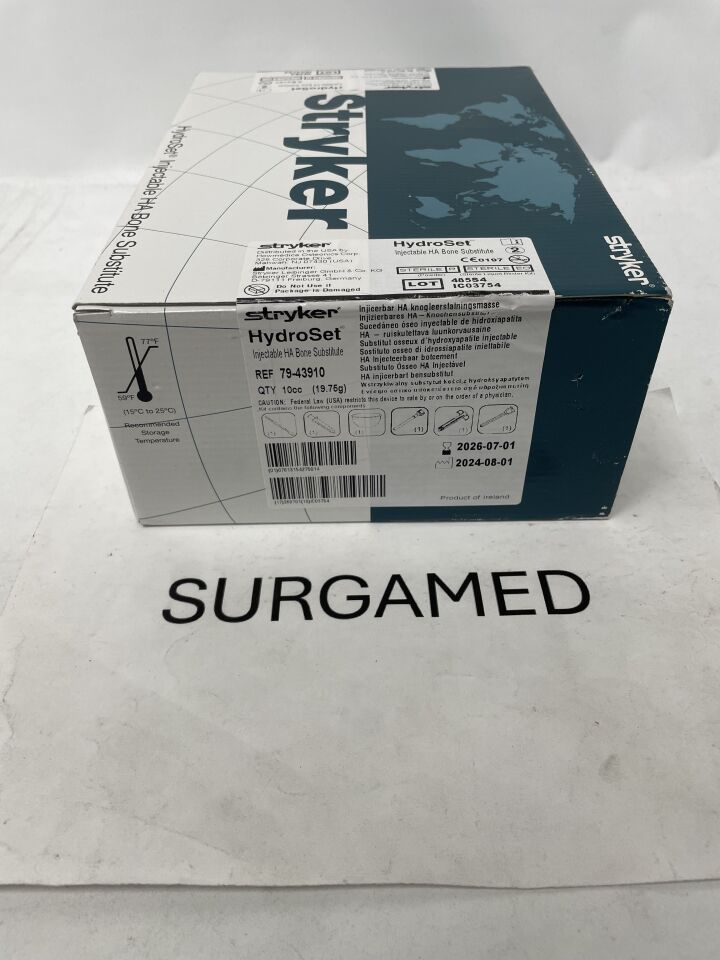 79-43910 - STRYKER - HydroSet Injectable Bone Cement, 10 cc, (BX/1)
