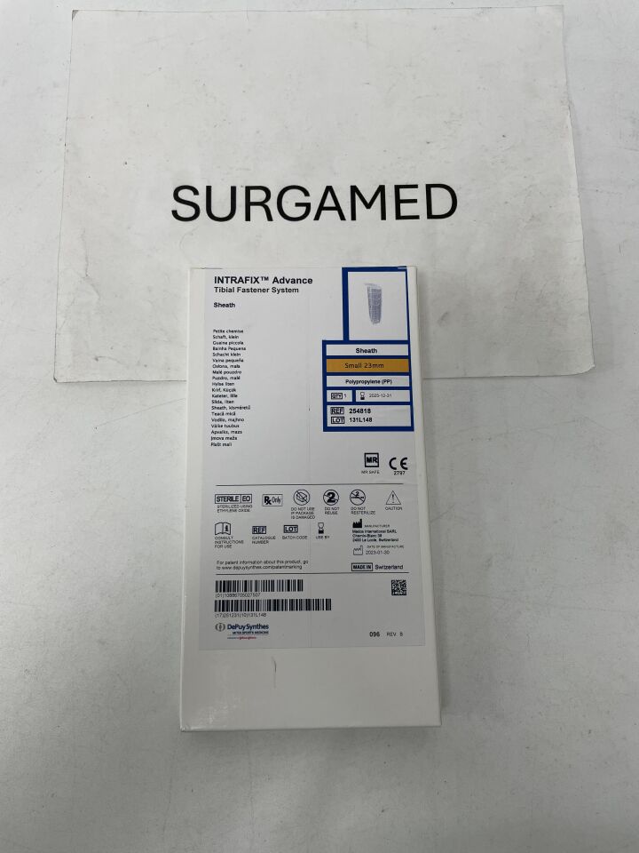 254818 - DEPUY - Intrafix Advance Tibial Fastener System PP Sheath, Small - 23mm, (BX/1)