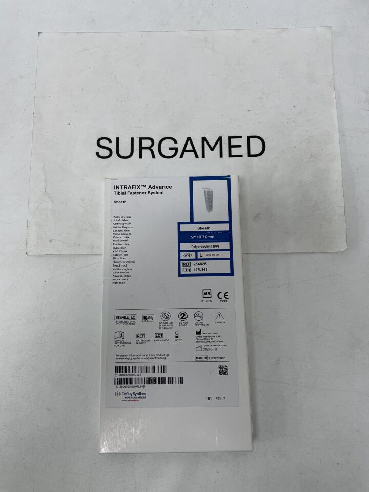 254825 - DEPUY - Intrafix Advance Tibial Fastener System PP Sheath, Small - 30mm, (BX/1)