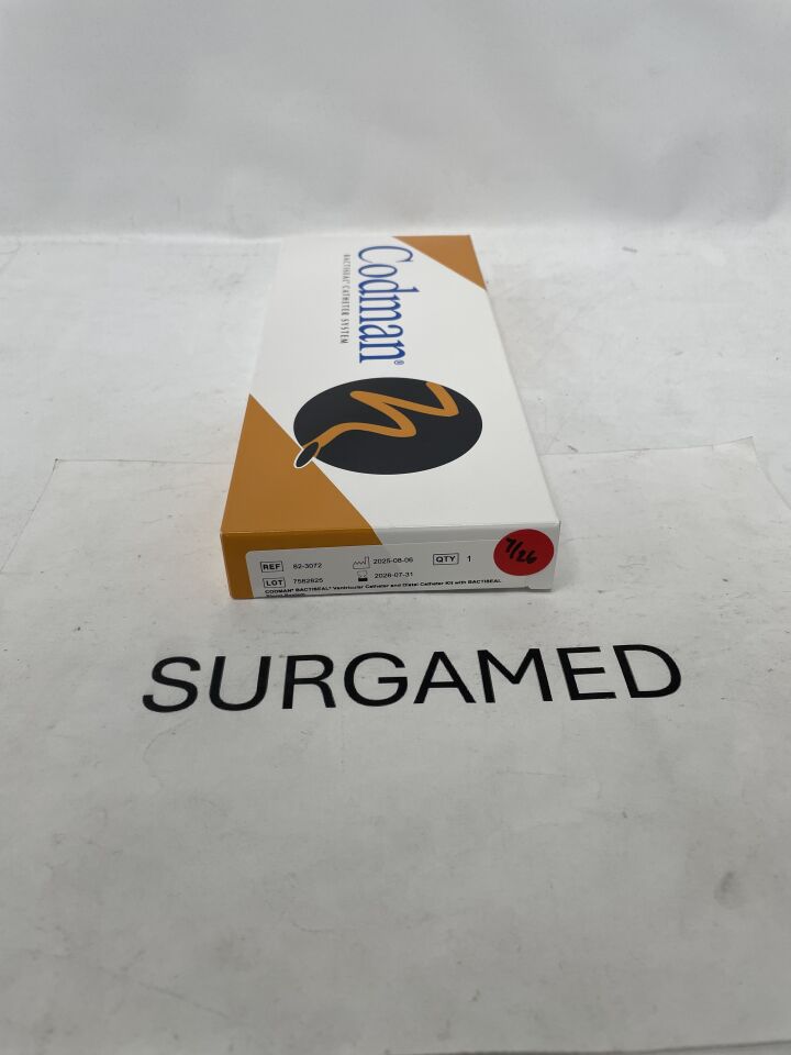 82-3072 - CODMAN - Bactiseal Shunt Catheter Kit, (BX/1)