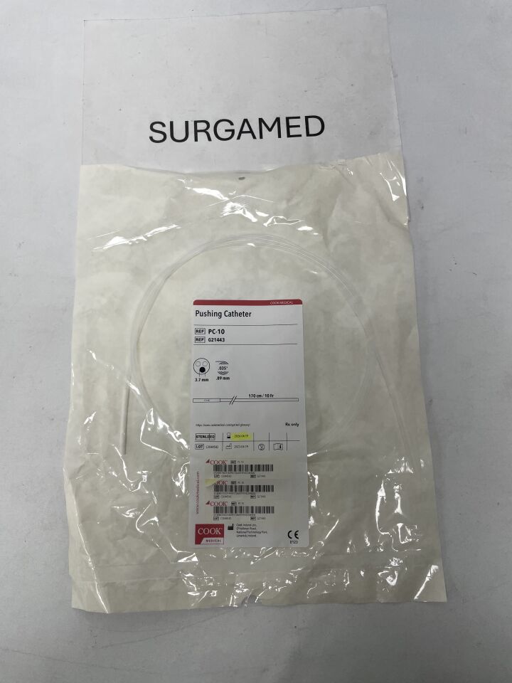 G21443 - COOK - Pushing Catheter - 10Fr x 170cm x .035", (EA)