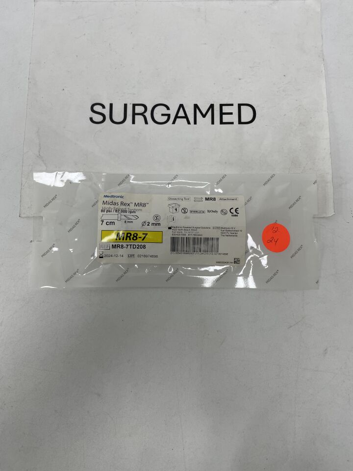 MR8-7TD208 - MEDTRONIC - Midas Rex MR8 Twist Drill, 2 x 8mm, (EA)