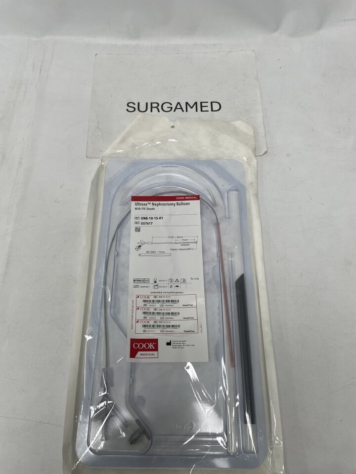 G57617 - COOK - ULTRAXX Nephrostomy Balloon, with TFE Sheath, 6Fr, (EA)