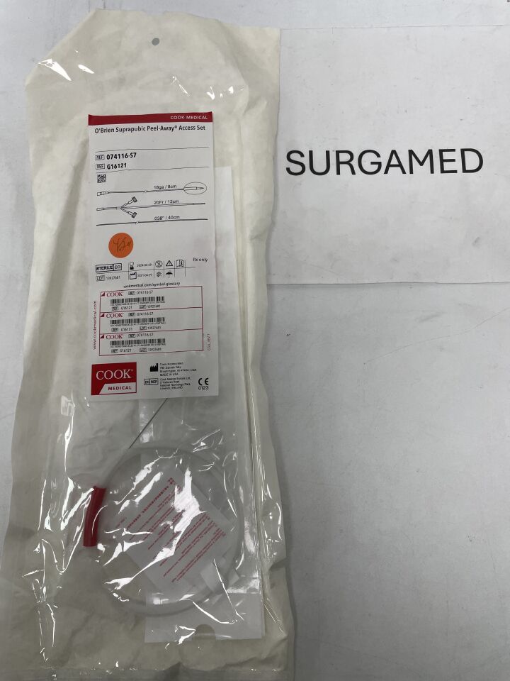 G16121 - COOK - O'Brien Suprapubic Peel-Away Access Set 20F X 12CM, (EA)