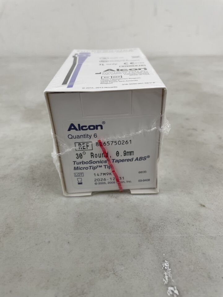 8065750261 - ALCON - TurboSonics Tapered ABS MicroTip 30� Round, 0.9mm, (BX/6)