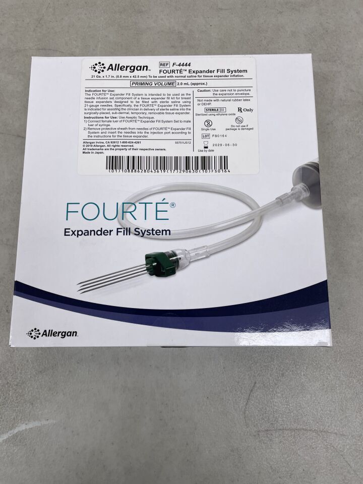 F-4444 - ALLERGAN - Natrelle Fourte Expander Fill System, 21G x 1.7 in. Needle Length, (BX/1)