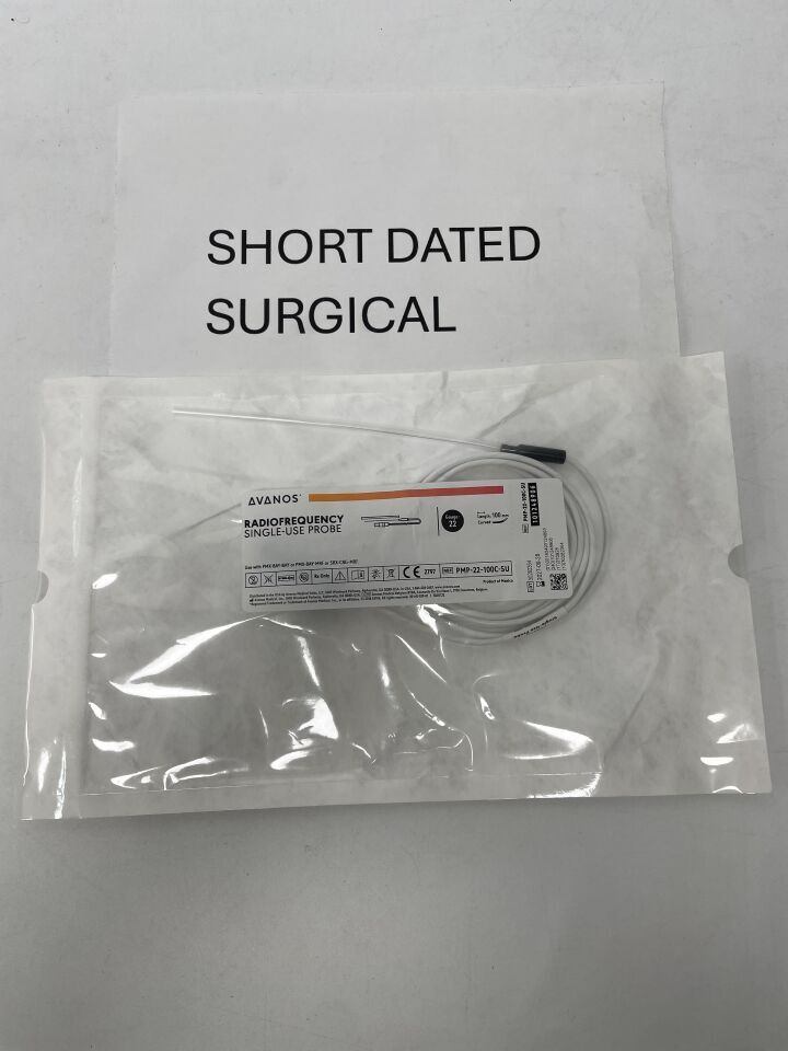 PMP-22-100C-SU - AVANOS MEDICAL - RF Probe, Curved 22G x 100mm, (EA)