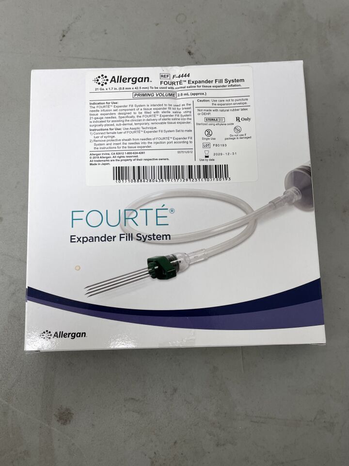 F-4444 - ALLERGAN - Natrelle Fourte Expander Fill System, 21G x 1.7 in. Needle Length, (BX/1)