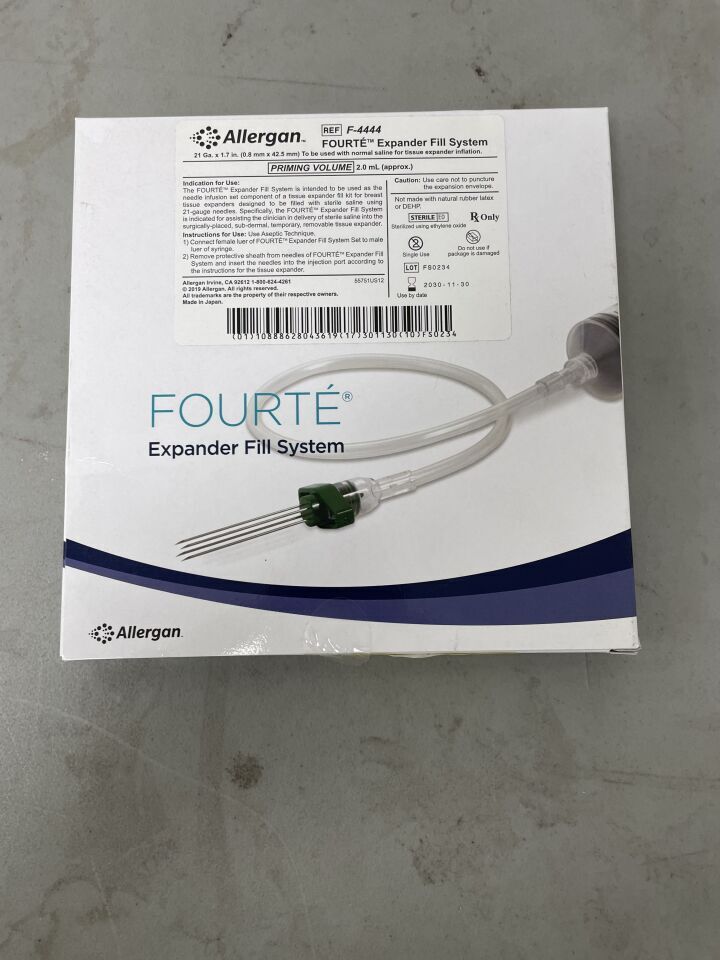 F-4444 - ALLERGAN - Natrelle Fourte Expander Fill System, 21G x 1.7 in. Needle Length, (BX/1)