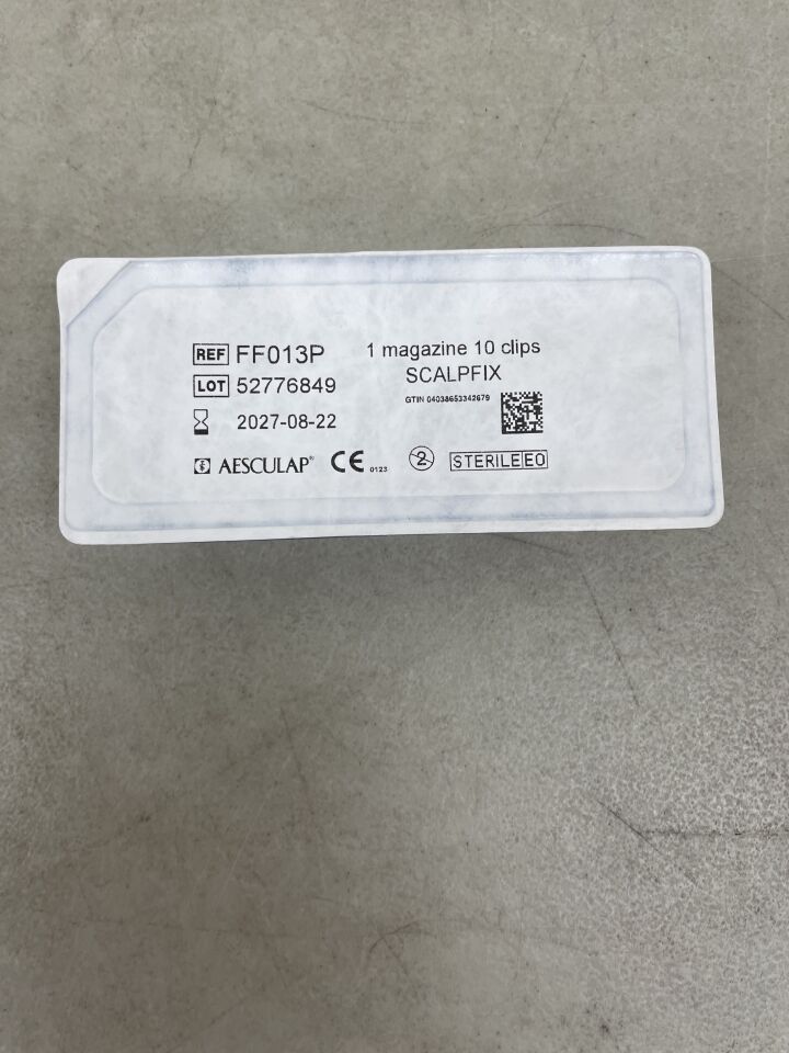 FF013P - AESCULAP - Scalpfix (20 cartridges / 10 clips each), (EA)