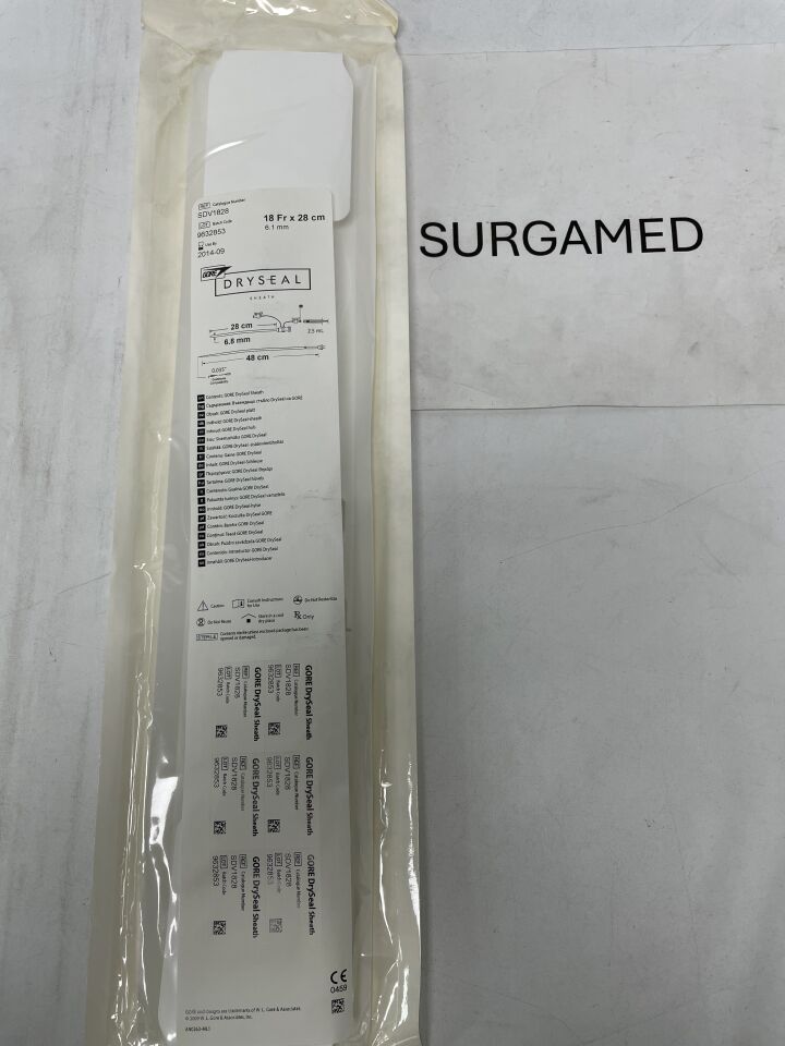 SDV1828 - GORE - DrySeal Introducer Sheath -18F x 28cm, (EA)