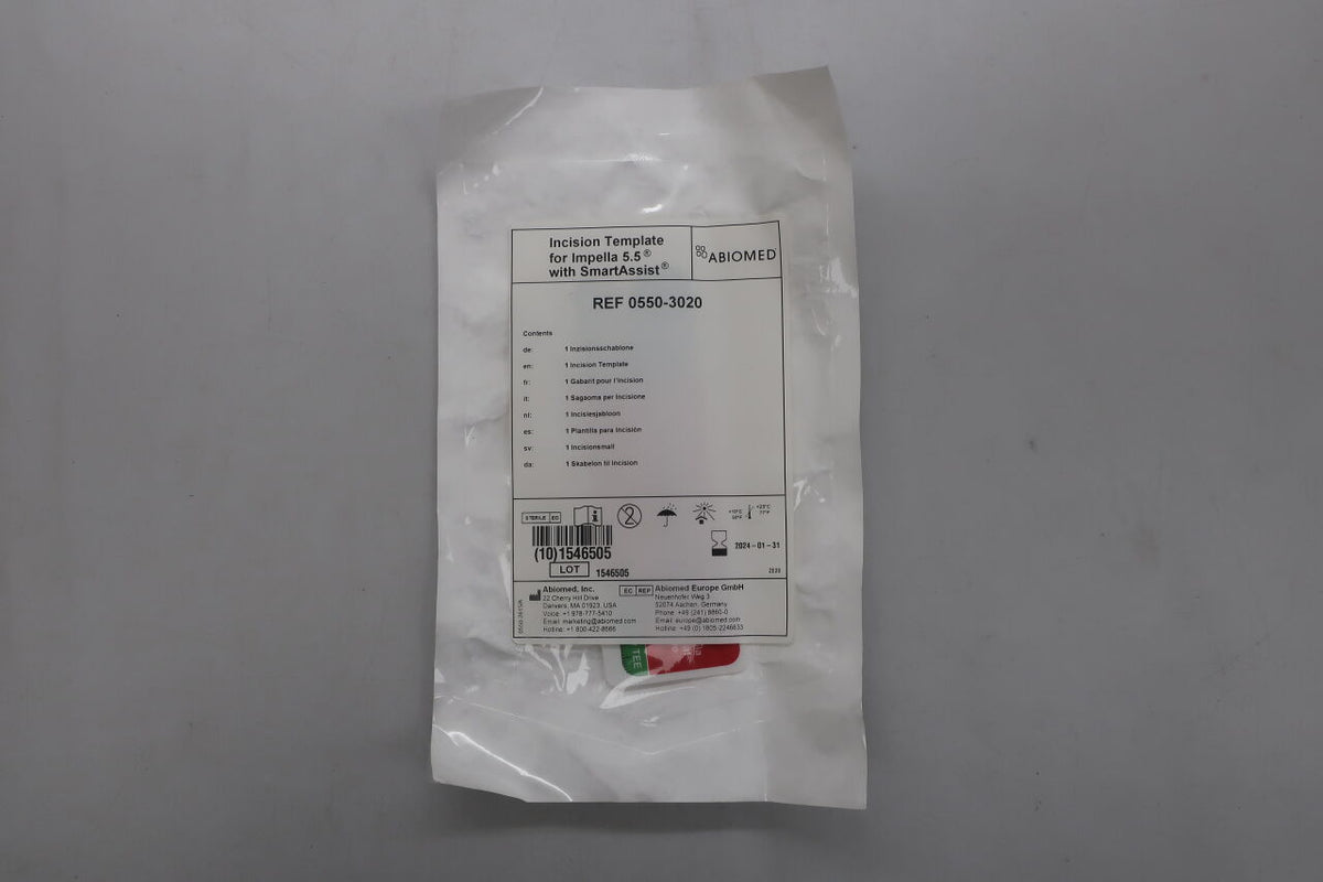 0550-3020 - ABIOMED - Incision Template for Impella 5.5 with SmartAssist, (EA)