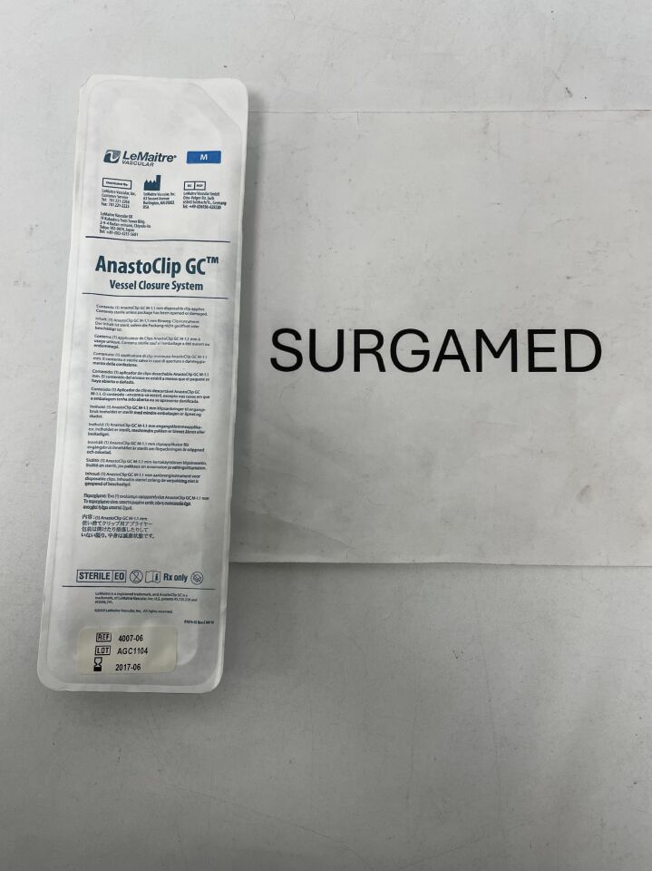 4007-06 - LEMAITRE VASCULAR - Anastoclip GC Closure System, Medium, (EA)