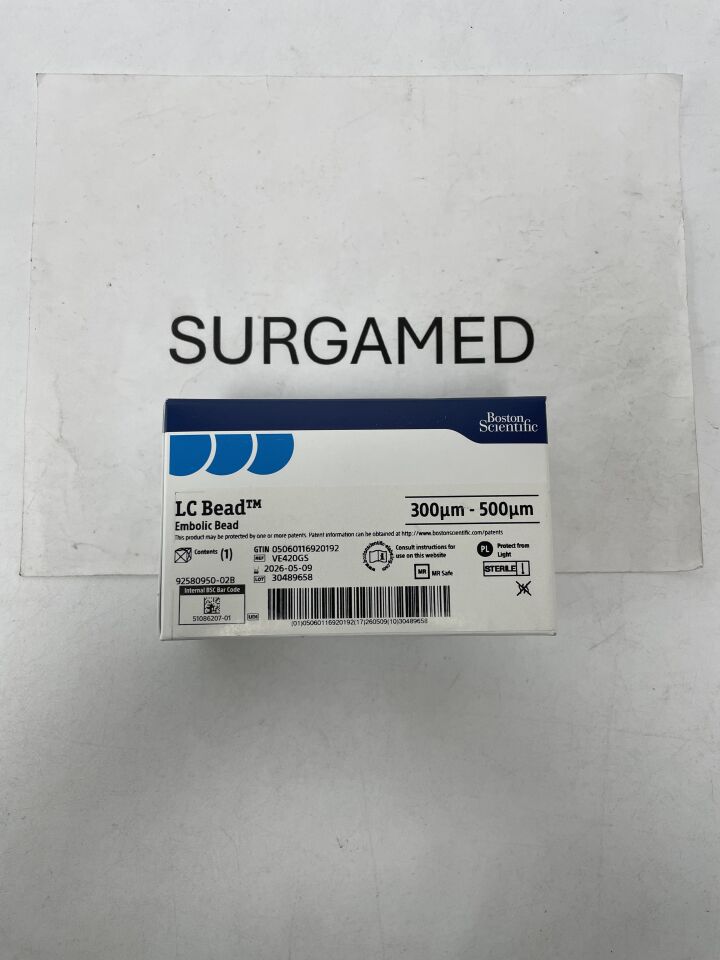 VE420GS - BOSTON SCIENTIFIC - LC Bead Embolic Spheres - 300-500 µm, (BX/1)