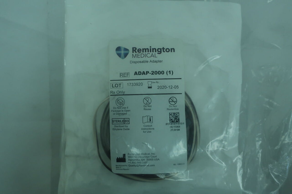 ADAP-2000 - REMINGTON - Pacing Cable w/Pac-Loc Safety Device, (EA)
