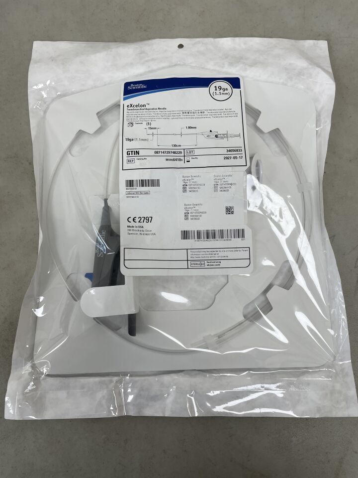 6410 - BOSTON SCIENTIFIC - eXcelon Transbronchial Aspiration Needle - 19Ga | Full catalog ref: M00564100 | Short ref: 6410, (EA)