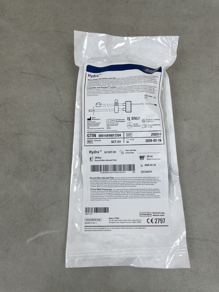 SCT-351 - BOSTON SCIENTIFIC - hydra water bottle cap system with co2, (EA)