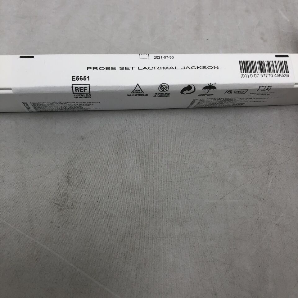 E5651 - BAUSCH & LOMB - Probe Set, Lacrimal Jackson, ()