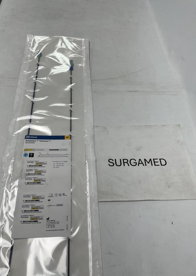 9-TDS-08F45-80 - ABBOTT - Amplatzer Talisman Delivery Sheath - 8Fr x 80cm x 45 Degree (L), (EA)
