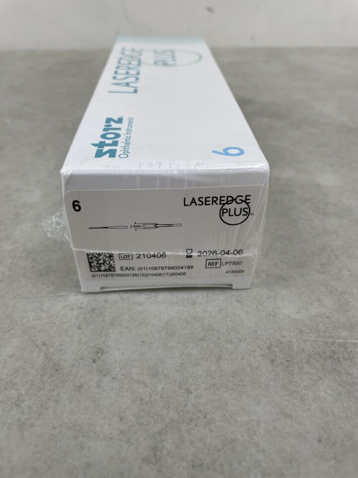 LP7500 - BAUSCH & LOMB - LaserEdge Plus Crescent Knife, (BX/6)