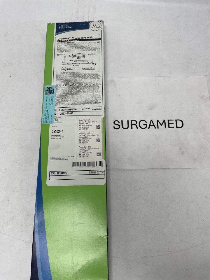 7655 - BOSTON SCIENTIFIC - Ultraflex Tracheobronchial Covered Distal Release Stent System - 12mm x 30mm (L), ()