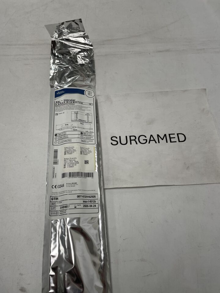 14512 - BOSTON SCIENTIFIC - XXL Vascular Balloon Dilatation Catheter - Large Diameter - 14mm x 2cm x 75cm (L), ()