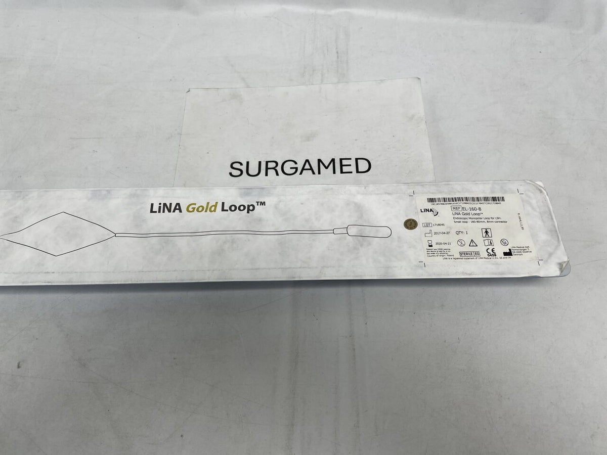 EL-160-8 - LINA MEDICAL - Gold Loop Endscopic Monopolar Loop for LSH, (EA)