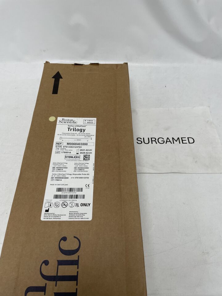 840355 - BOSTON SCIENTIFIC - Swiss LithoClast Trilogy Probe Kit, 3.9 x 440mm (L), (BX/1)