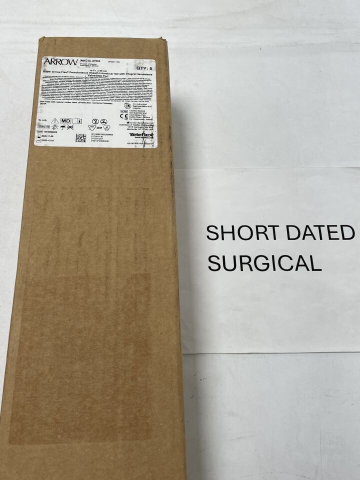 CL-07065 - TELEFLEX - Super Flex Percutaneous Sheath Introducer Set 10F x 65cm, (BX)
