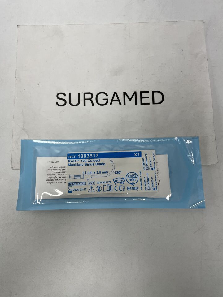 1883517 - MEDTRONIC - 3.5mm RAD 120 Curved Sinus Blade, 11cm, (EA)