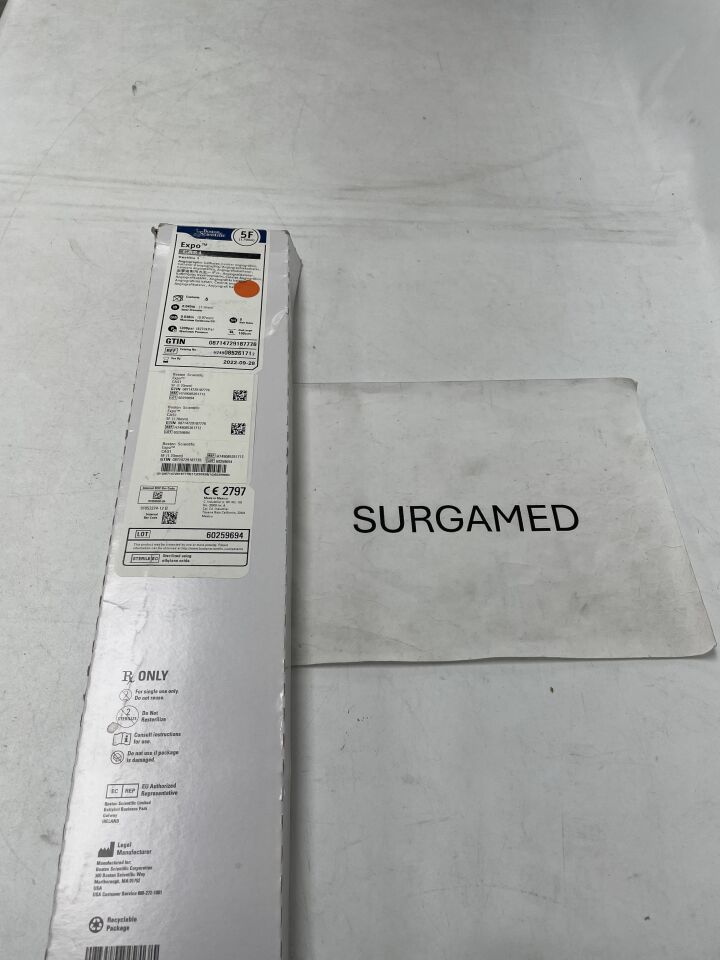 08526171 - BOSTON SCIENTIFIC - Expo Angiographic Catheter - CAS1 - 5Fr x .045"/.038" x 100cm (L), (BX)