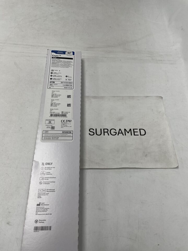 0864124 - BOSTON SCIENTIFIC - Expo Angiographic Catheter - FL5 - 6Fr x .056"/.038" x 100cm (L), (BX)