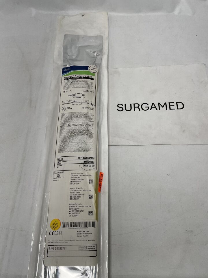 7668 - BOSTON SCIENTIFIC - Ultraflex Tracheobronchial Covered Distal Release Stent System - 20mm x 60mm (L), (EA)