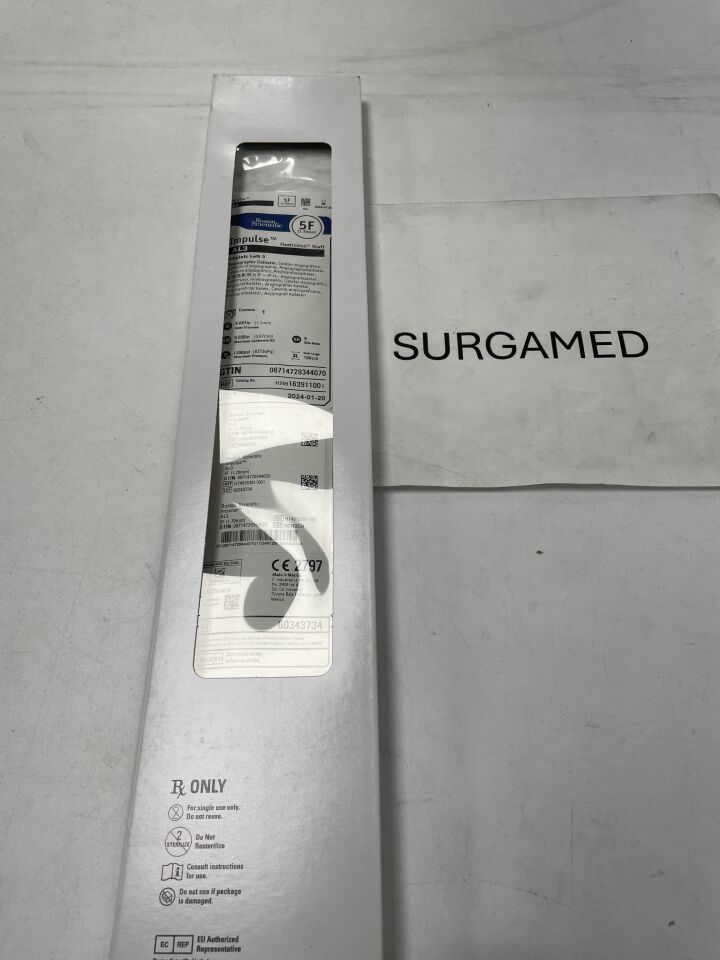 16391100 - BOSTON SCIENTIFIC - Impulse Flextrusion Shaft Angiographic Catheter - AL3 - 5Fr x .047" x 100cm (L), (BX)