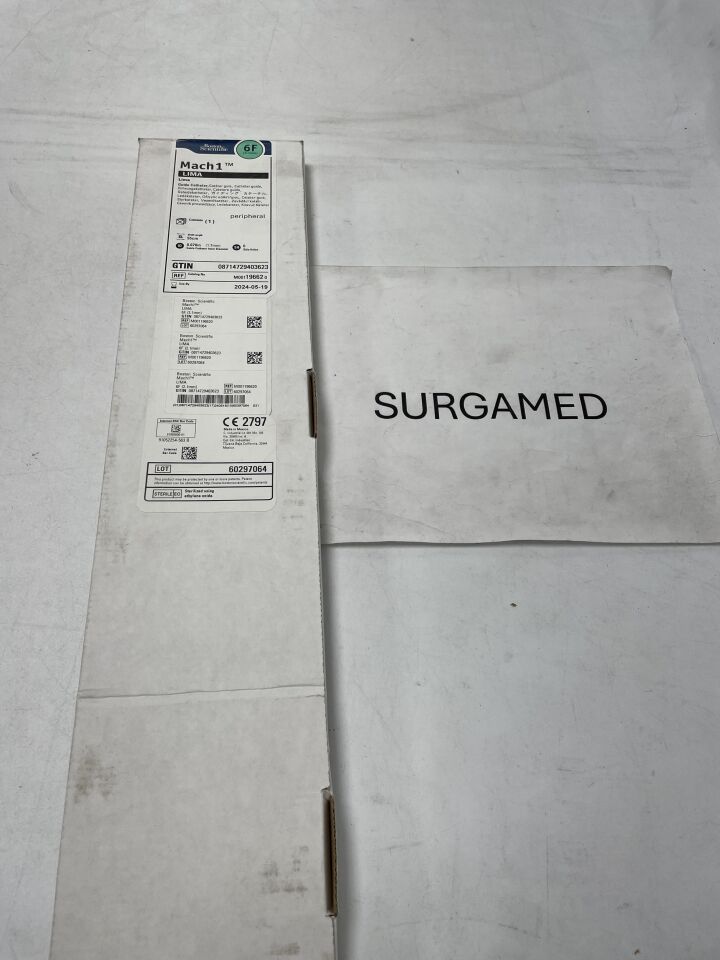 19662 - BOSTON SCIENTIFIC - Mach 1 Peripheral Guide Catheter - LIMA - 6Fr x .070" x 55cm (L), (BX)