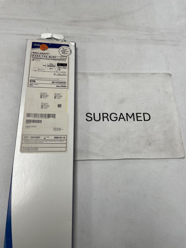 70595 - BOSTON SCIENTIFIC - WALLGRAFT OTW Tracheobronchial Endoprosthesis - 9mm x 50mm x 90cm (L), (BX)