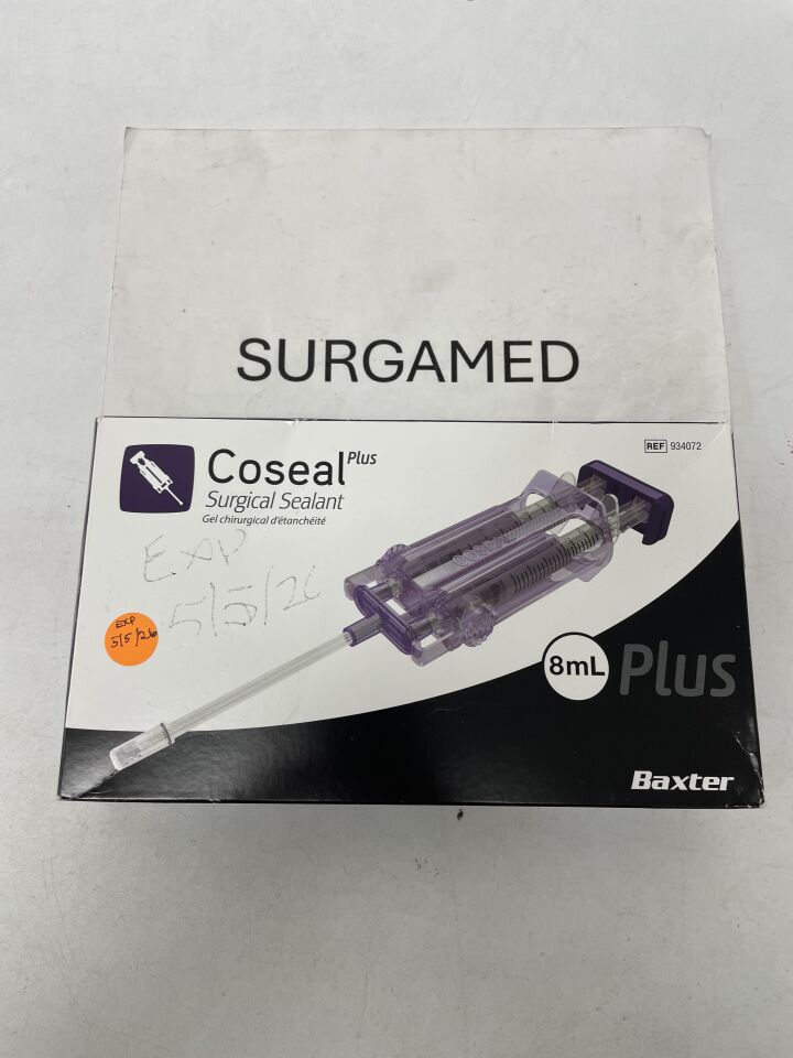 934072 - BAXTER - Coseal Surgical Sealant: 8ml, (BX)