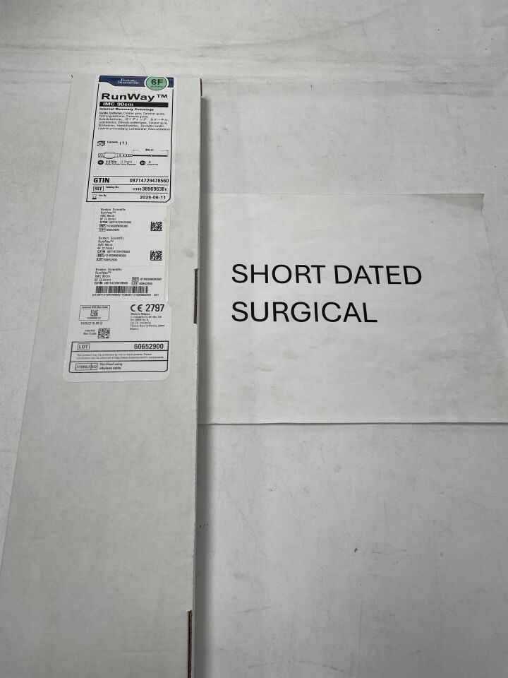 38969638 - BOSTON SCIENTIFIC - RunWay Guide Catheter - IMC - 6Fr x .070" x 90cm (L), (BX)