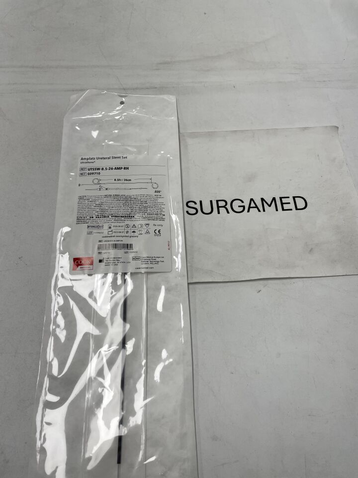G09710 - COOK - Amplatz Ureteral Stent Set - Ultrathane - 8.5Fr x 26cm x .035" (L), (EA)