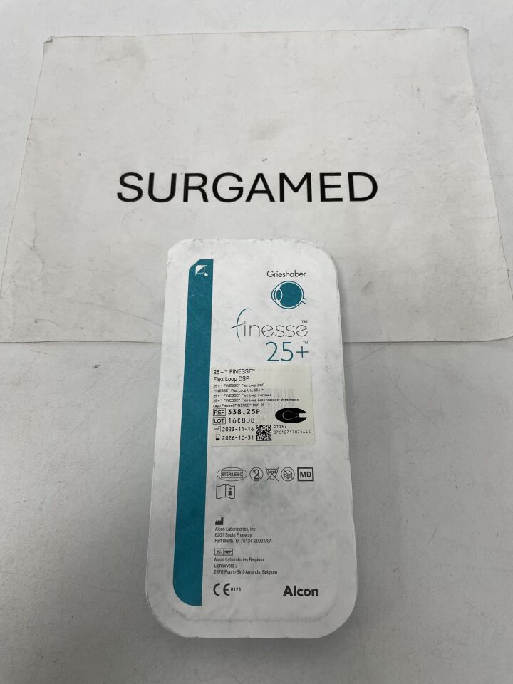 338.25P - ALCON - Finesse 25+ Nitinol Curved Membrane DSP Scarper Flex Loop, 25G, (EA)