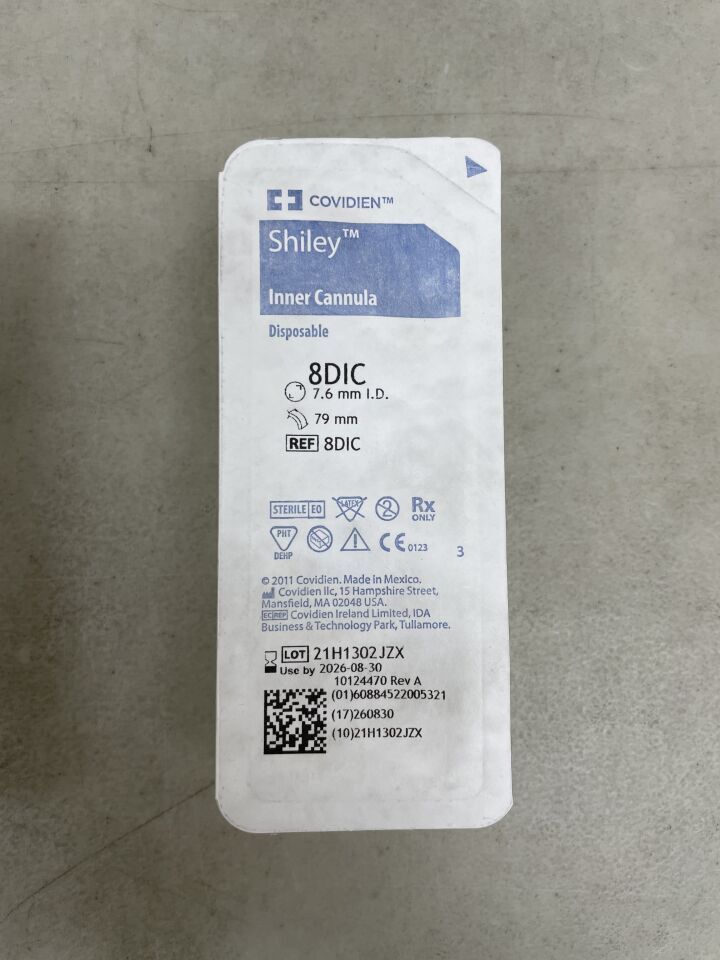 8DIC - COVIDIEN - Shiley Disposable Inner Cannula, Size 8, (EA)
