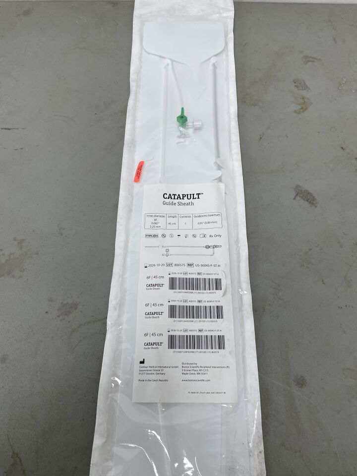 US-36045-F-ST-H - BOSTON SCIENTIFIC - CATAPULT Guide Sheath - 6Fr x 45cm, (EA)