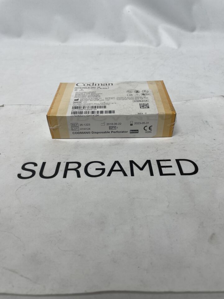 26-1223 - CODMAN - Cranial Perforator w/Hudson End, 9/6mm, (BX)